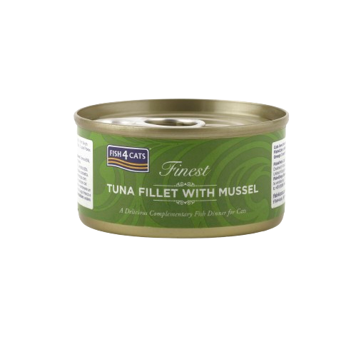 Fish4Cats Wet Food: Tuna Fillet with Mussels 10x70g