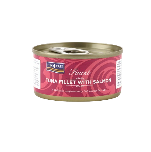 Fish4Cats Wet Food: Tuna Fillet with Salmon 10x70g