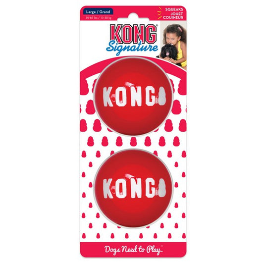 KONG Signature Balls Large 2pk