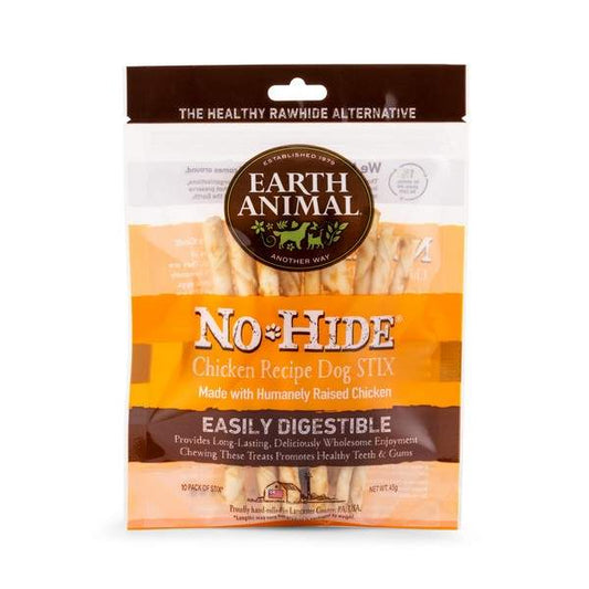 Earth Animal No Hide Chicken Stix 10pk