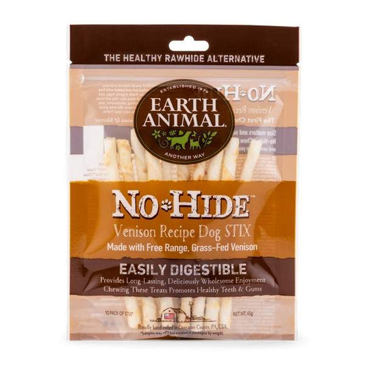 Earth Animal No Hide Venison Stix 10pk