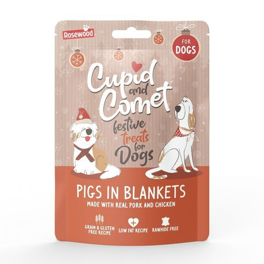 Rosewood Pigs in Blankets Dog Treats 100g