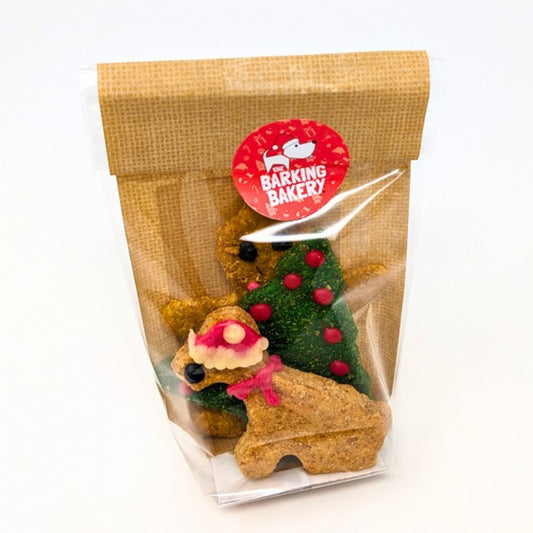 Barking Bakery Yappy Woofmas Cheesy Biscuits 60g