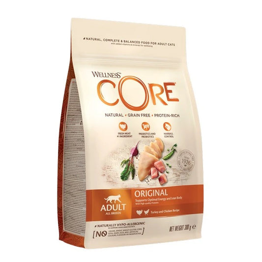 Wellness CORE Cat Food: Adult Original Turkey & Chicken 300g