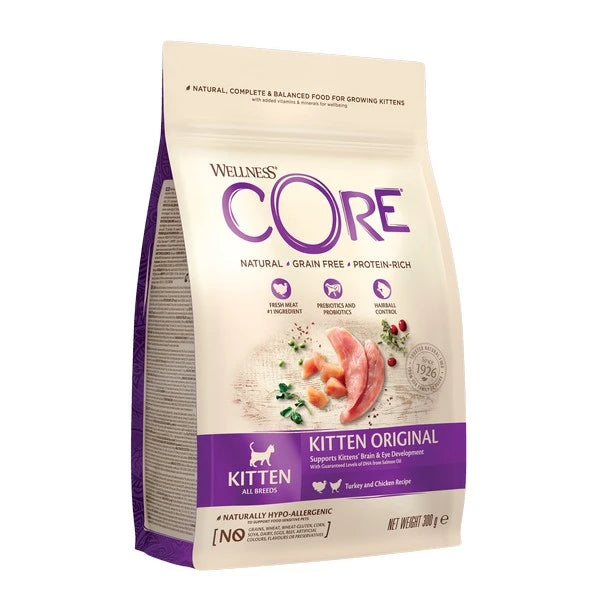 Wellness CORE Cat Food: Kitten Original Turkey & Chicken 300g
