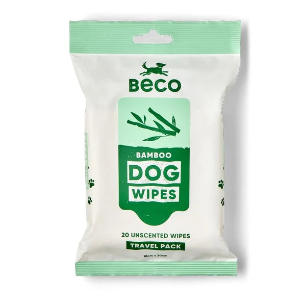 Beco Bamboo Travel Wipes Unscented 20pk