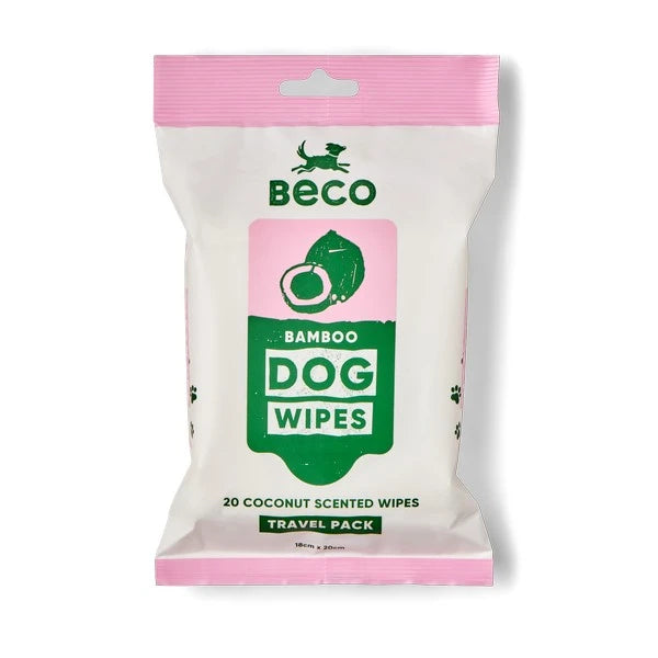 Beco Bamboo Travel Wipes Coconut Scented 20pk