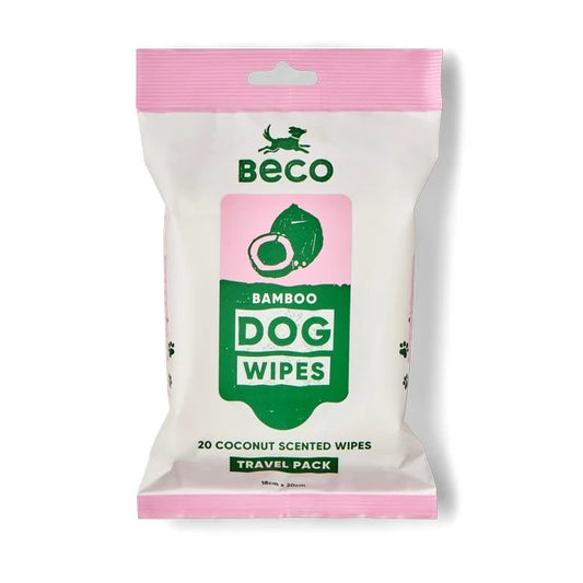 Beco Bamboo Travel Wipes Coconut Scented 20pk