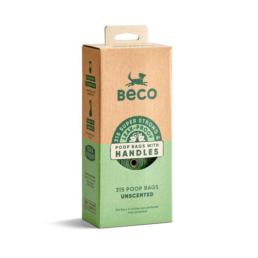 Beco Unscented Poop Bags with Handles 315pk