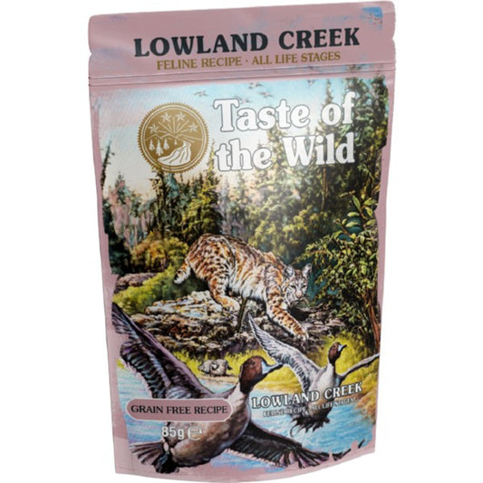 Taste of the Wild Wet Cat Food: All Lifestages Turkey, Chicken & Duck in Gravy 85g
