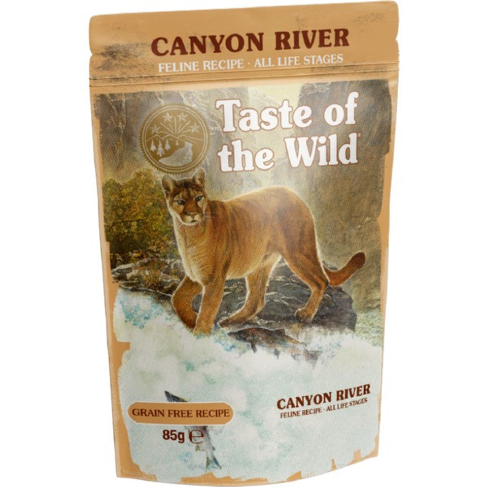 Taste of the Wild Wet Cat Food: All Lifestages Trout, Chicken & Turkey in Gravy 85g