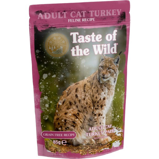 Taste of the Wild Wet Cat Food: Adult Turkey in Pate 85g