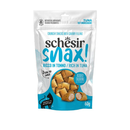 Schesir Cat Treats: Snax! Tuna Pillows 60g