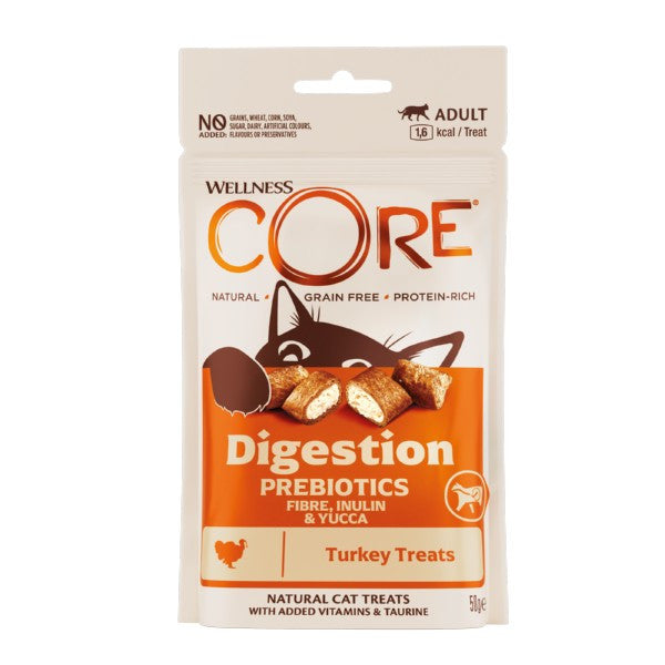 Wellness CORE Cat Treats: Digestion Health Turkey 50g