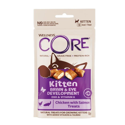 Wellness CORE Cat Treats: Kitten Chicken with Salmon 50g