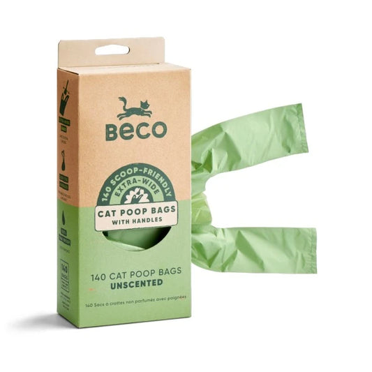 Beco Cat Poop Bags Unscented 140pk