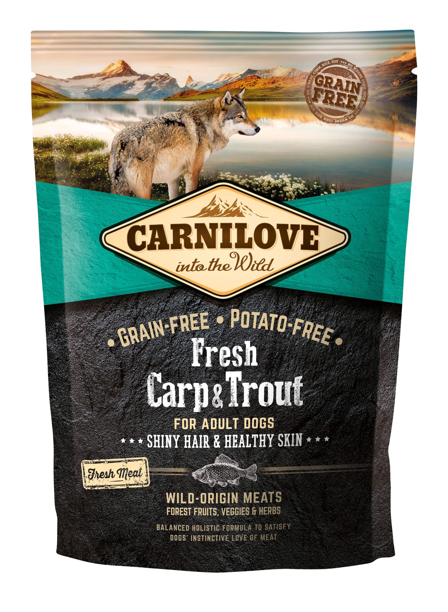 Carnilove Dog Food: Adult Fresh Carp & Trout 1.5kg
