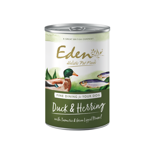 Eden Wet Dog Food: Gourmet Duck & Herring 400g