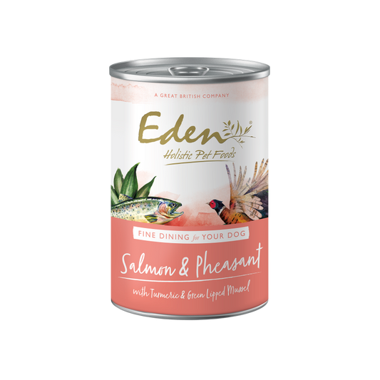 Eden Wet Dog Food: Gourmet Salmon & Pheasant 400g