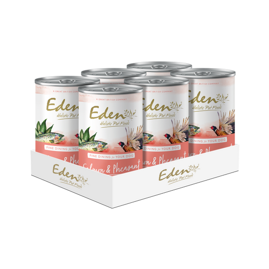 Eden Wet Dog Food: Gourmet Salmon & Pheasant 6x400g