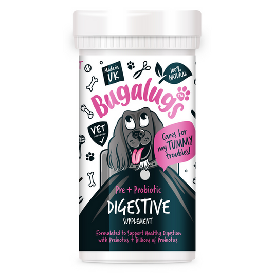 Bugalugs Pre & Probiotic Digestive Supplement for Dogs 80g