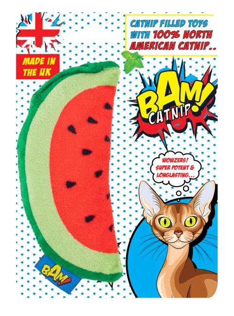 BAM Catnip Watermelon Cat Toy