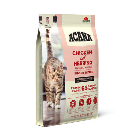 ACANA Cat Food: Adult Indoor Entrée Chicken with Herring
