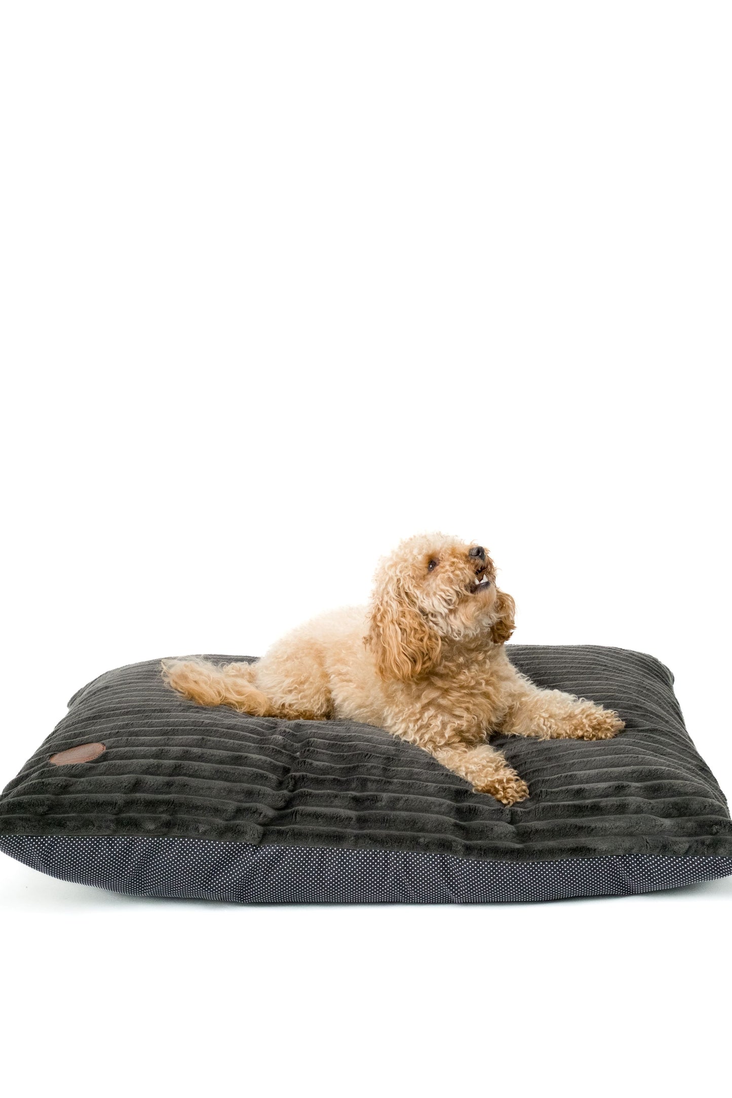 Snug & Cosy Alaska Faux Fur Charcoal Lounger Cushion