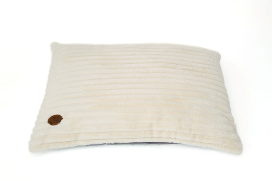 Snug & Cosy Alaska Faux Fur Ivory Lounger Cushion