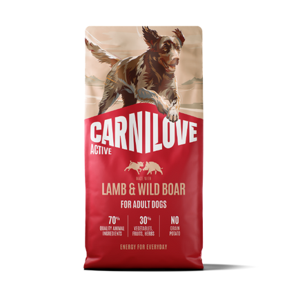 Carnilove Dog Food: Adult Lamb & Wild Boar