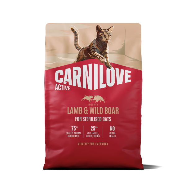 Carnilove Cat Food: Adult Lamb & Wild Boar