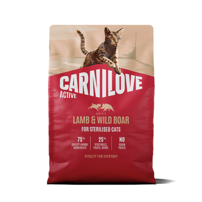 Carnilove Cat Food: Adult Lamb & Wild Boar