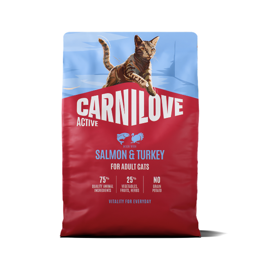 Carnilove Cat Food: Active Adult Salmon & Turkey