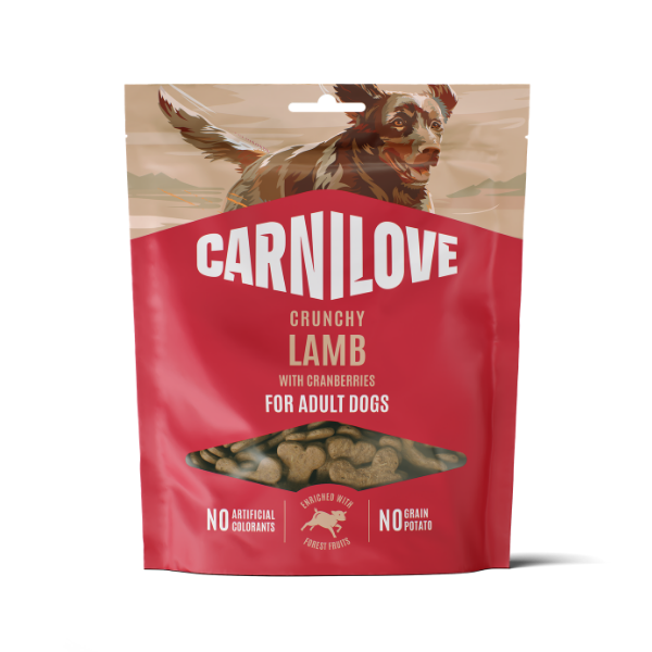 Carnilove Dog Treats: Crunchy Lamb with Cranberries 200g