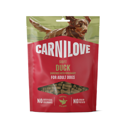 Carnilove Dog Treats: Soft Duck with Rosemary 200g