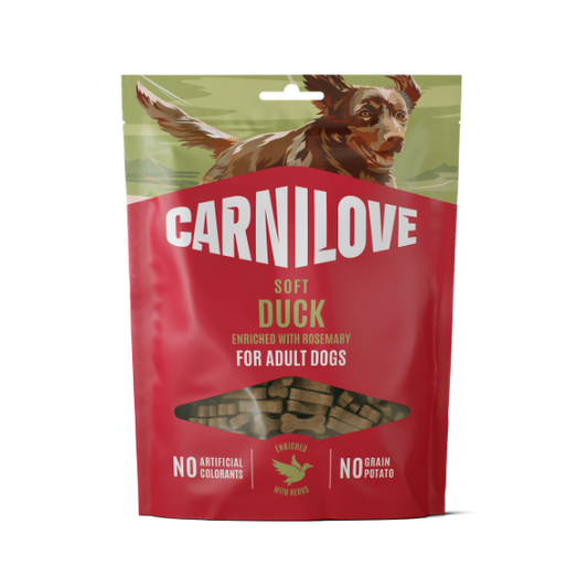 Carnilove Soft Dog Treats: Duck with Rosemary 200g