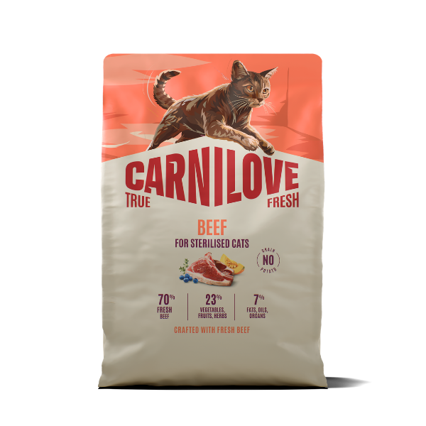 Carnilove Cat Food: True Fresh Adult Beef