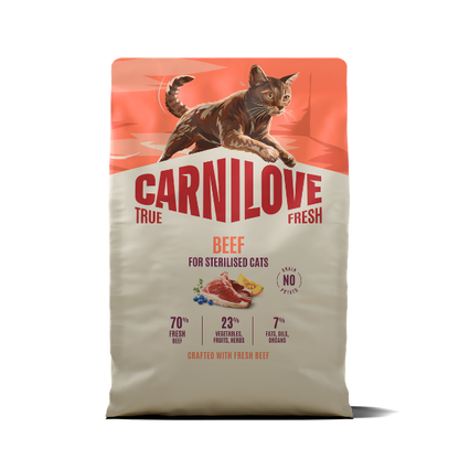 Carnilove Cat Food: True Fresh Adult Beef