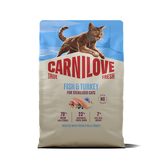 Carnilove Cat Food: True Fresh Adult Fish & Turkey