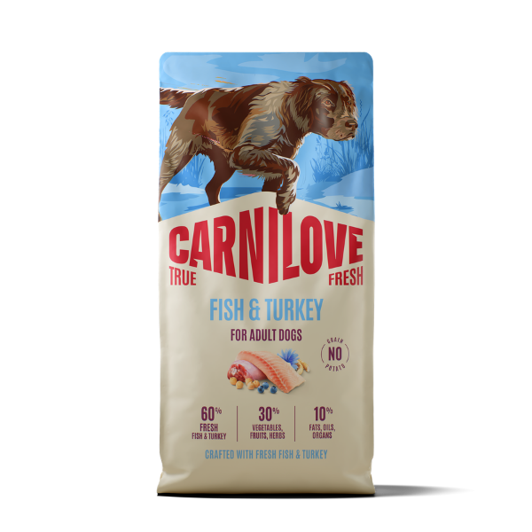 Carnilove Dog Food: True Fresh Adult Fish & Turkey
