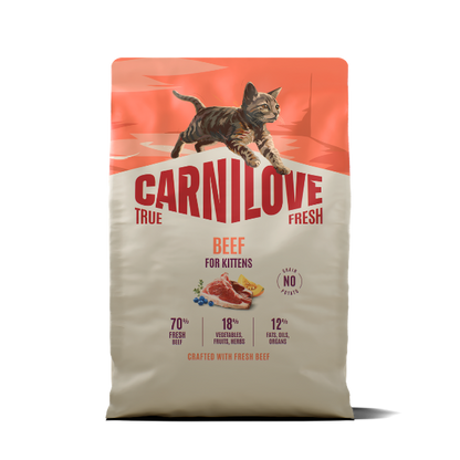 Carnilove Cat Food: True Fresh Kitten Beef
