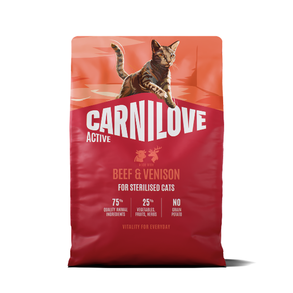 Carnilove Cat Food: Active Adult Beef & Venison