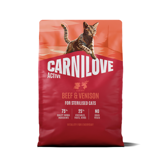 Carnilove Cat Food: Active Adult Beef & Venison