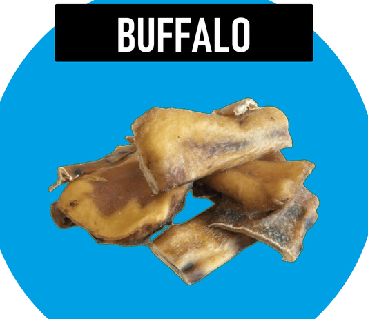 Natural Dog Treats Buffalo Skin 1kg