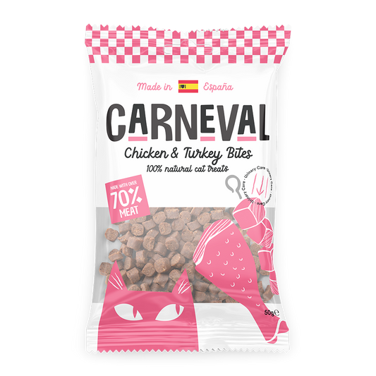 Carneval Cat Chicken & Turkey Urinary Care Treats 50g