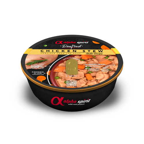 Alpha Spirit Dog Food: Realfood Roast Chicken Stew 280g