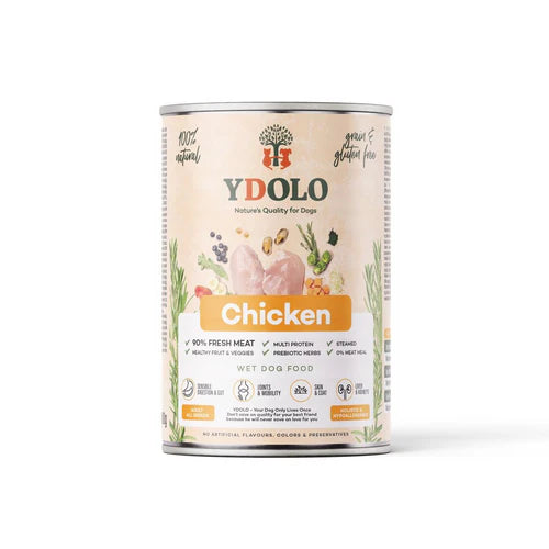 YDOLO Wet Dog Food: Adult Chicken 400g