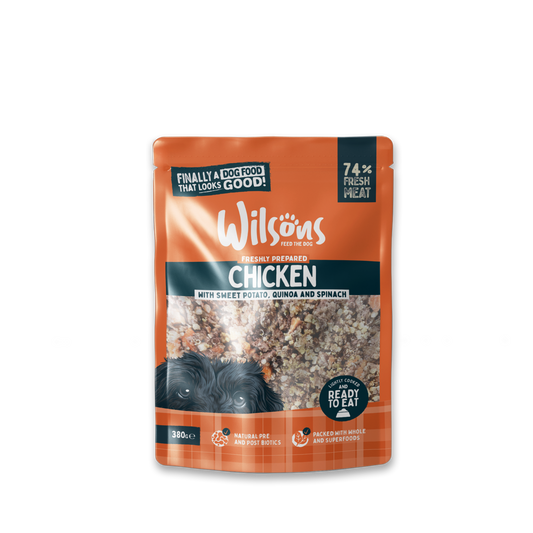 Wilsons Wet Dog Food: Fresh Adult Chicken 380g