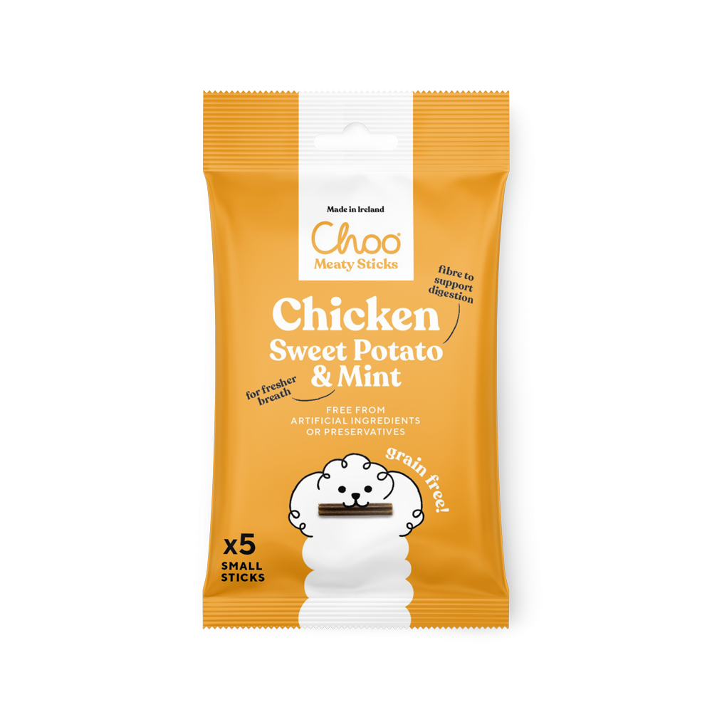 Choo Meaty Sticks Chicken & Sweet Potato Small Dog Treats 2pk