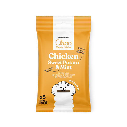 Choo Meaty Sticks Chicken & Sweet Potato Large Dog Treats 5pk